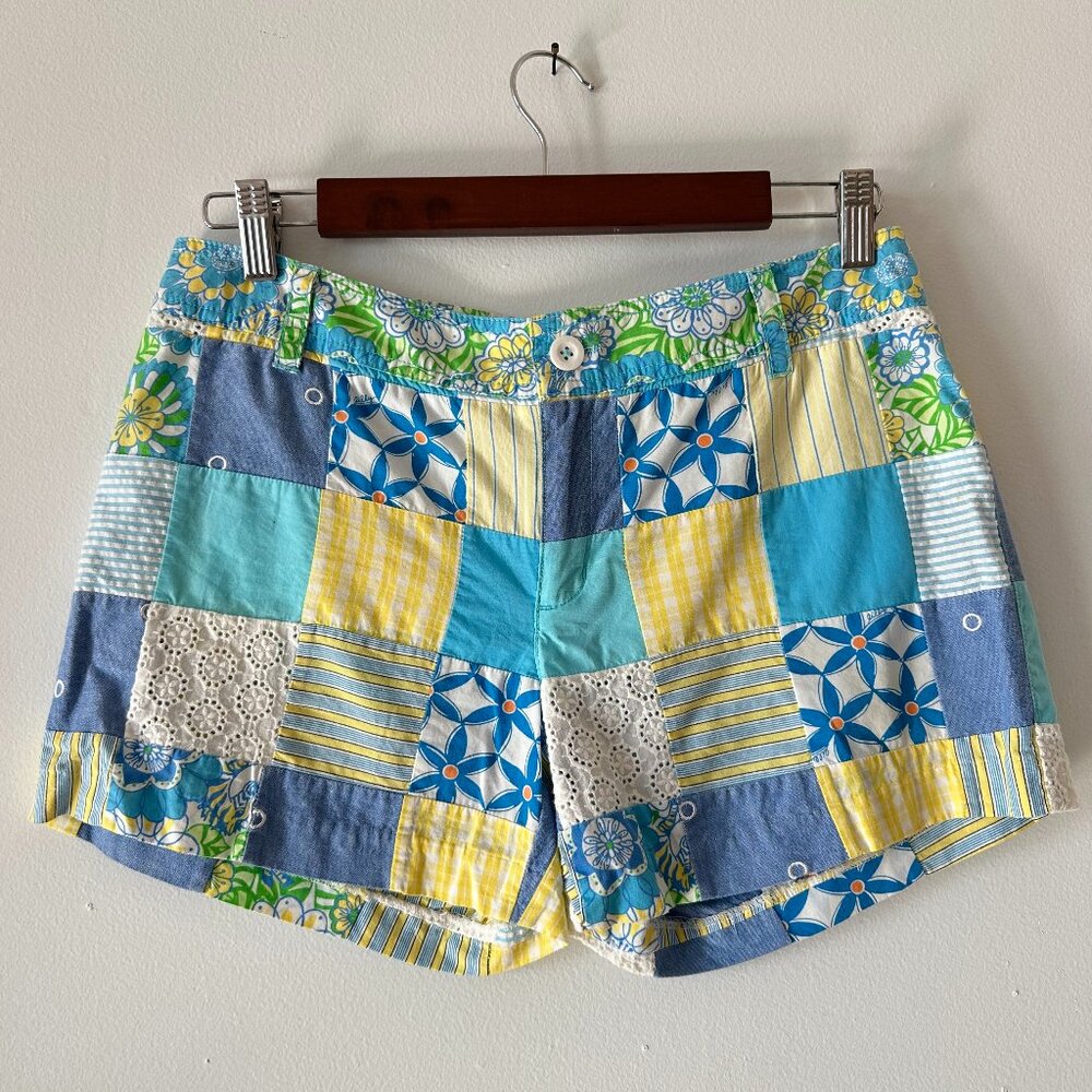 Lily Pulitzer patchwork shorts